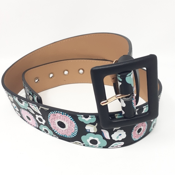 Libby EDELMAN Floral Belt NWOT - Picture 2 of 5